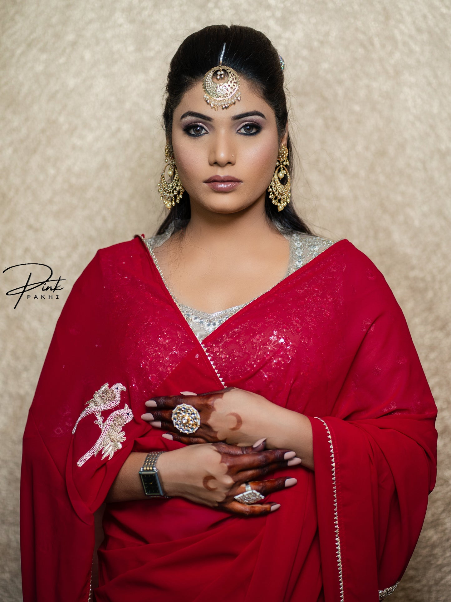 PREET- RED Pink Pakhi Pink Pakhi