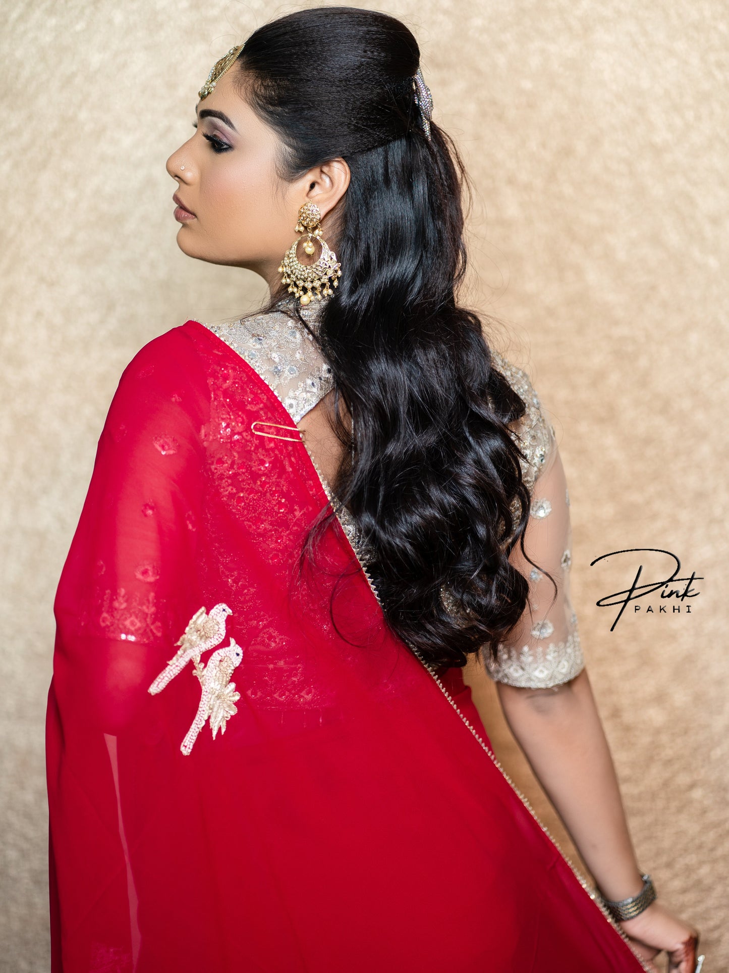 PREET- RED Pink Pakhi Pink Pakhi