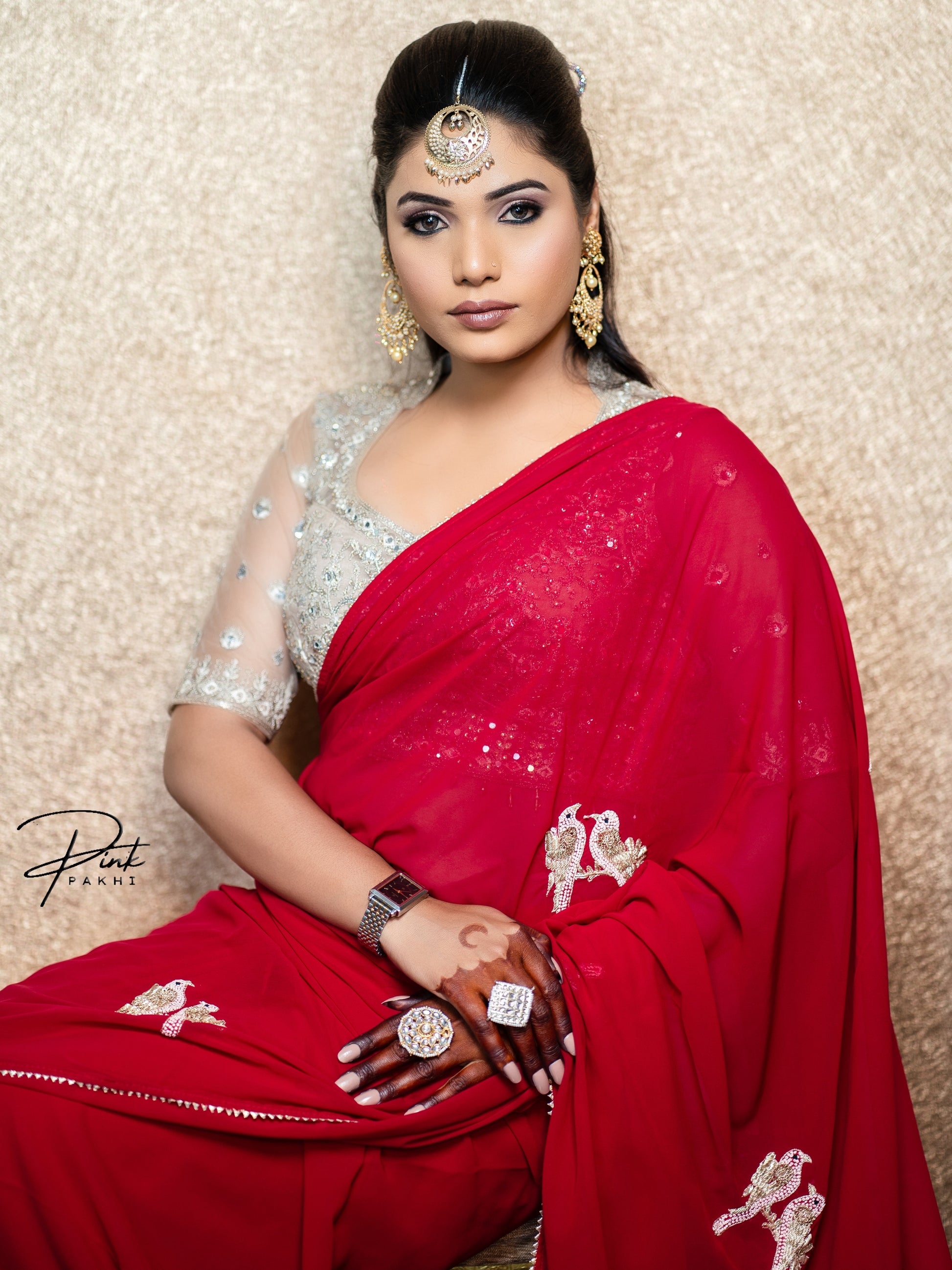 PREET- RED Pink Pakhi Pink Pakhi