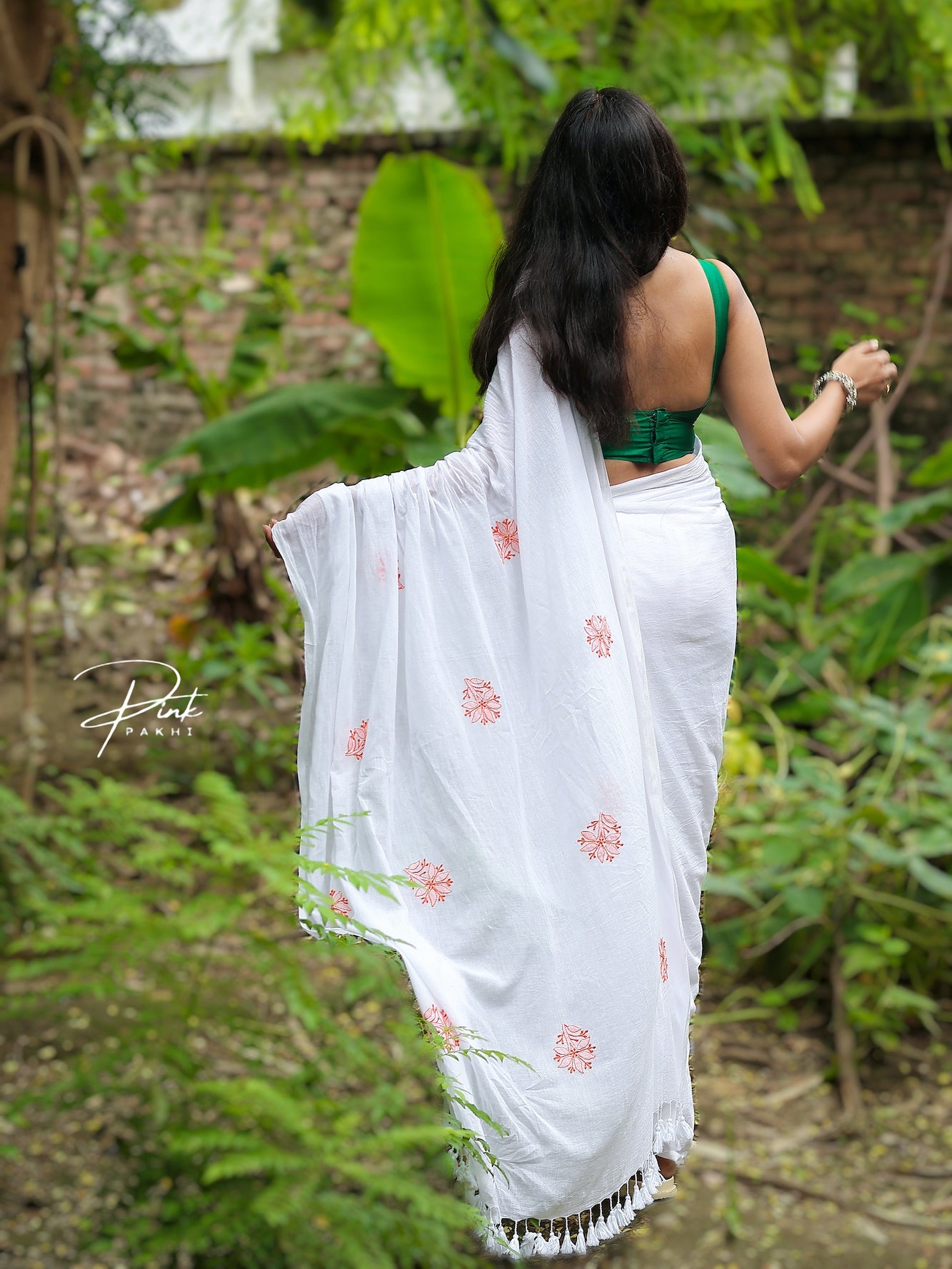 MUKTI - WHITE Pink Pakhi Pink Pakhi