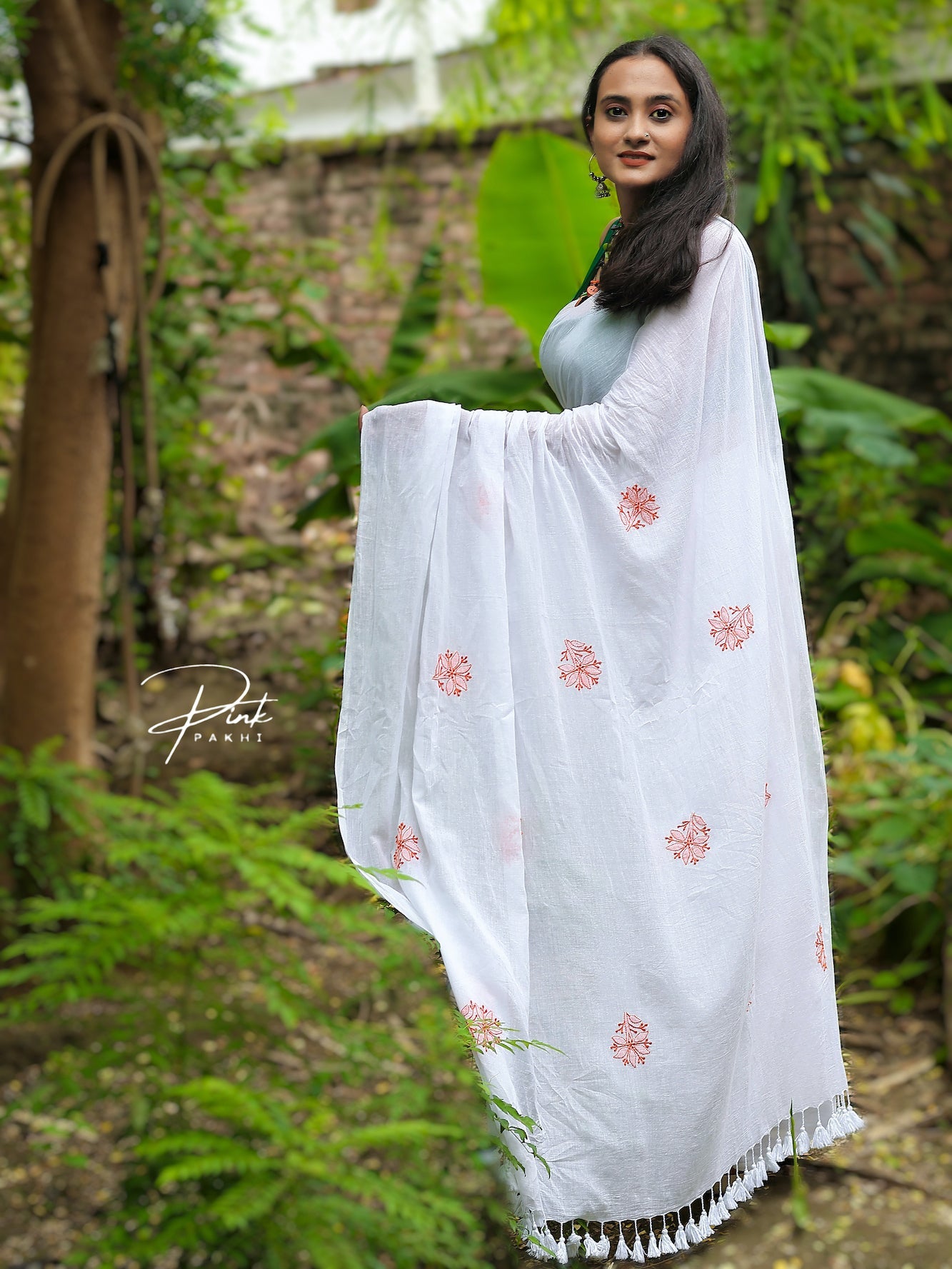 MUKTI - WHITE Pink Pakhi Pink Pakhi