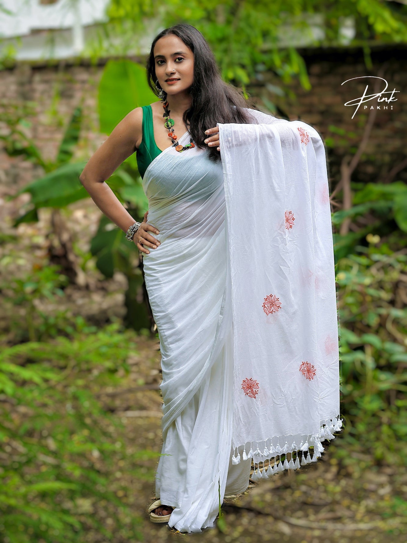 MUKTI - WHITE Pink Pakhi Pink Pakhi