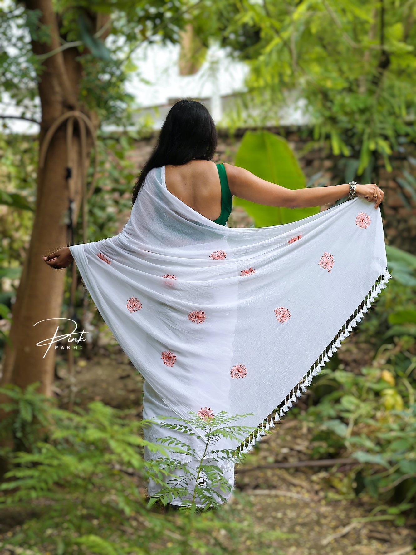 MUKTI - WHITE Pink Pakhi Pink Pakhi
