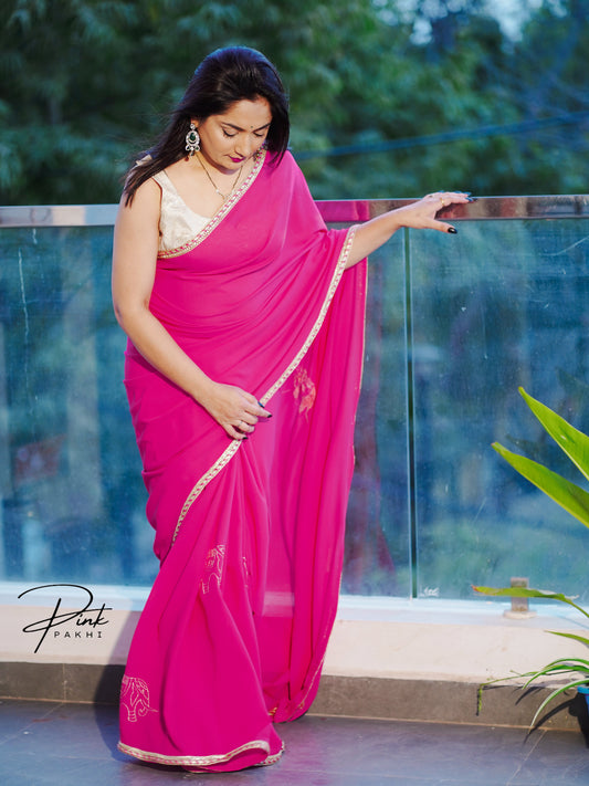 ADIRA Pink Pakhi Pink Pakhi