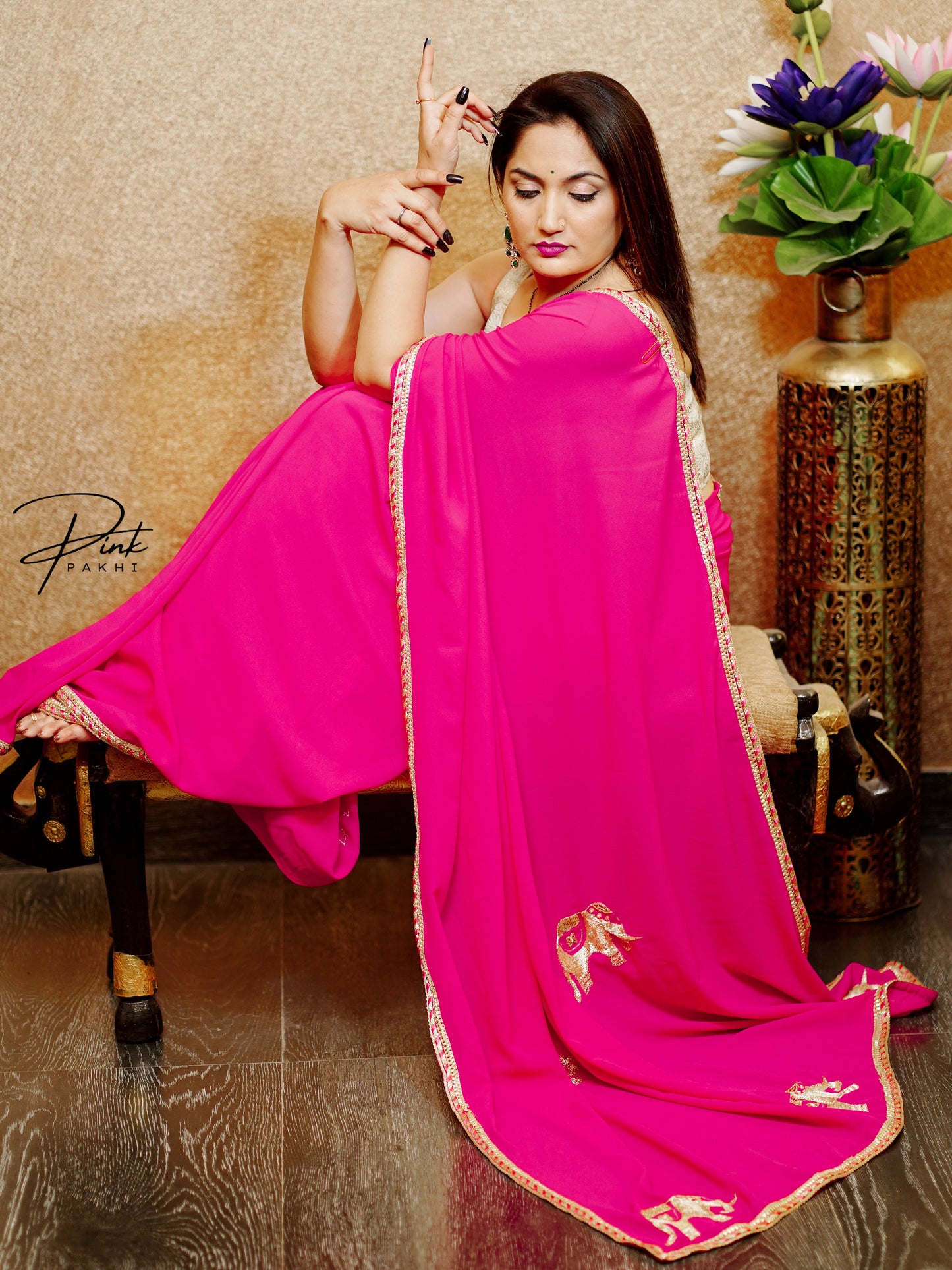 ADIRA Pink Pakhi Pink Pakhi