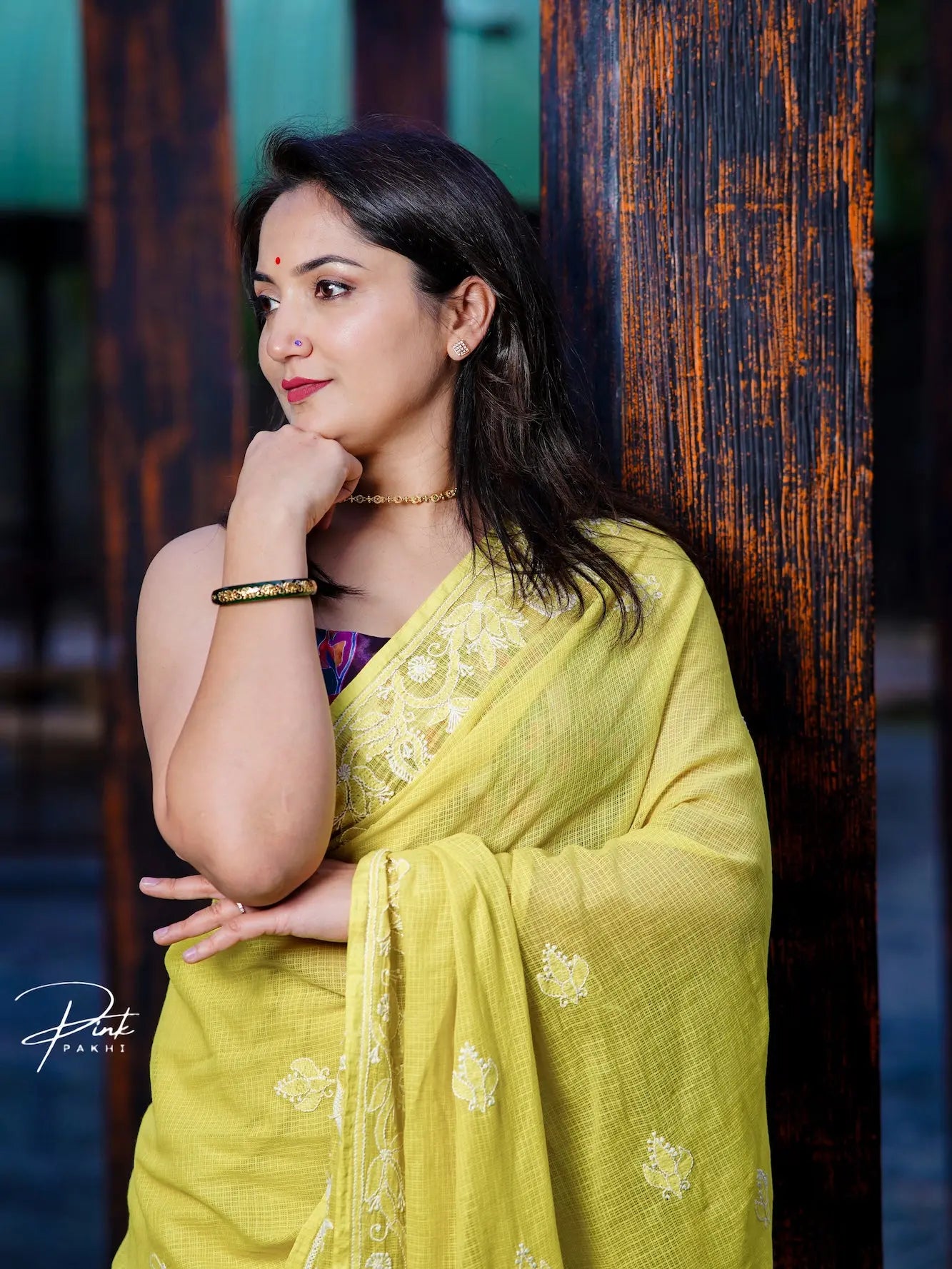 BASANT - KOTA SAREE Pink Pakhi Pink Pakhi
