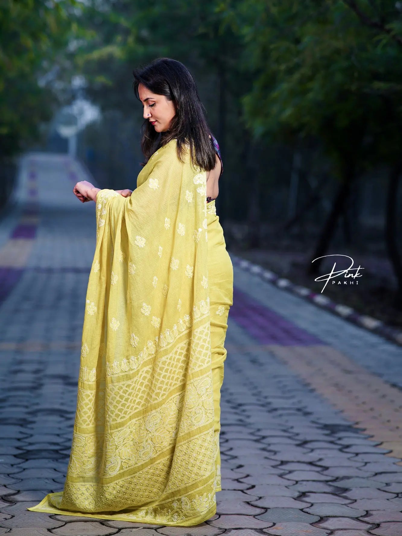 BASANT - KOTA SAREE Pink Pakhi Pink Pakhi