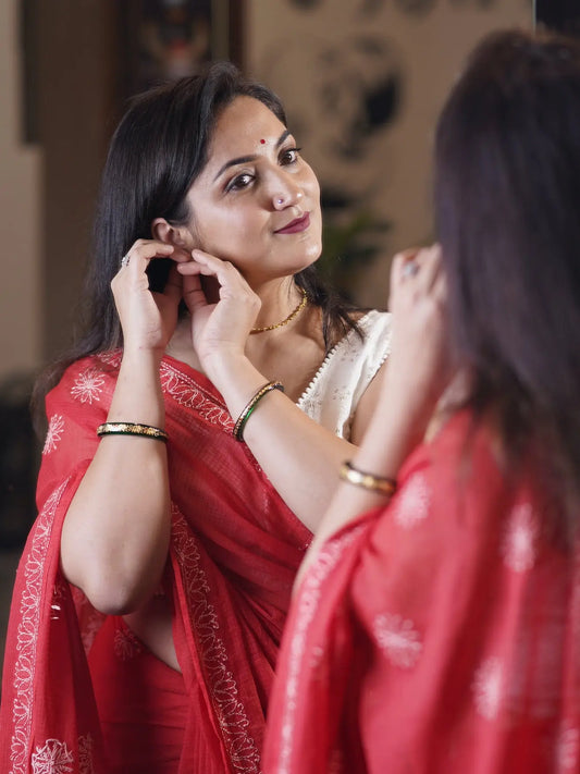 KASHISH - KOTA SAREE Pink Pakhi Pink Pakhi