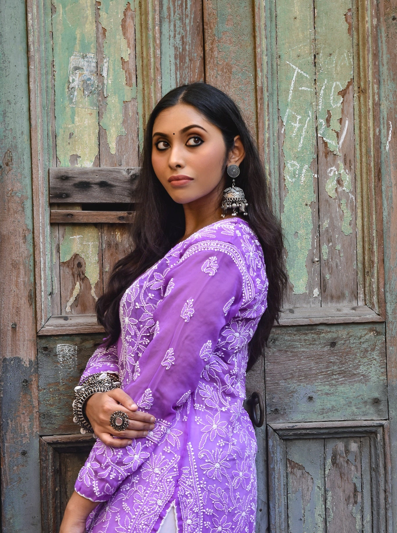 KURTA - CROTCHET BORDERS Pink Pakhi Pink Pakhi
