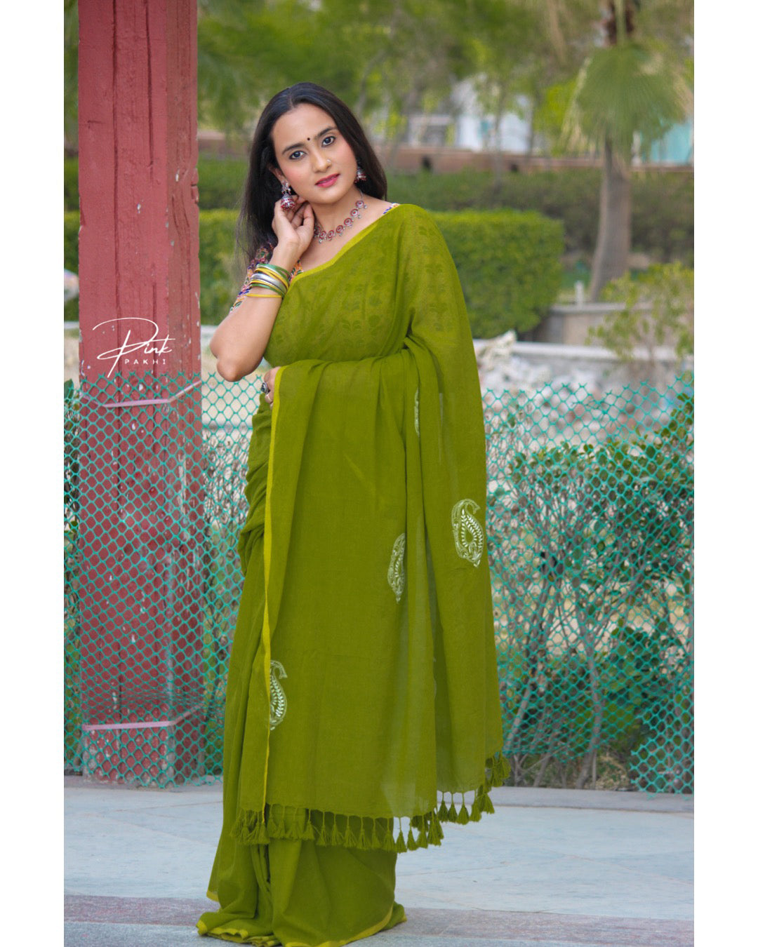 MAAHI OLIVE Pink Pakhi Pink Pakhi