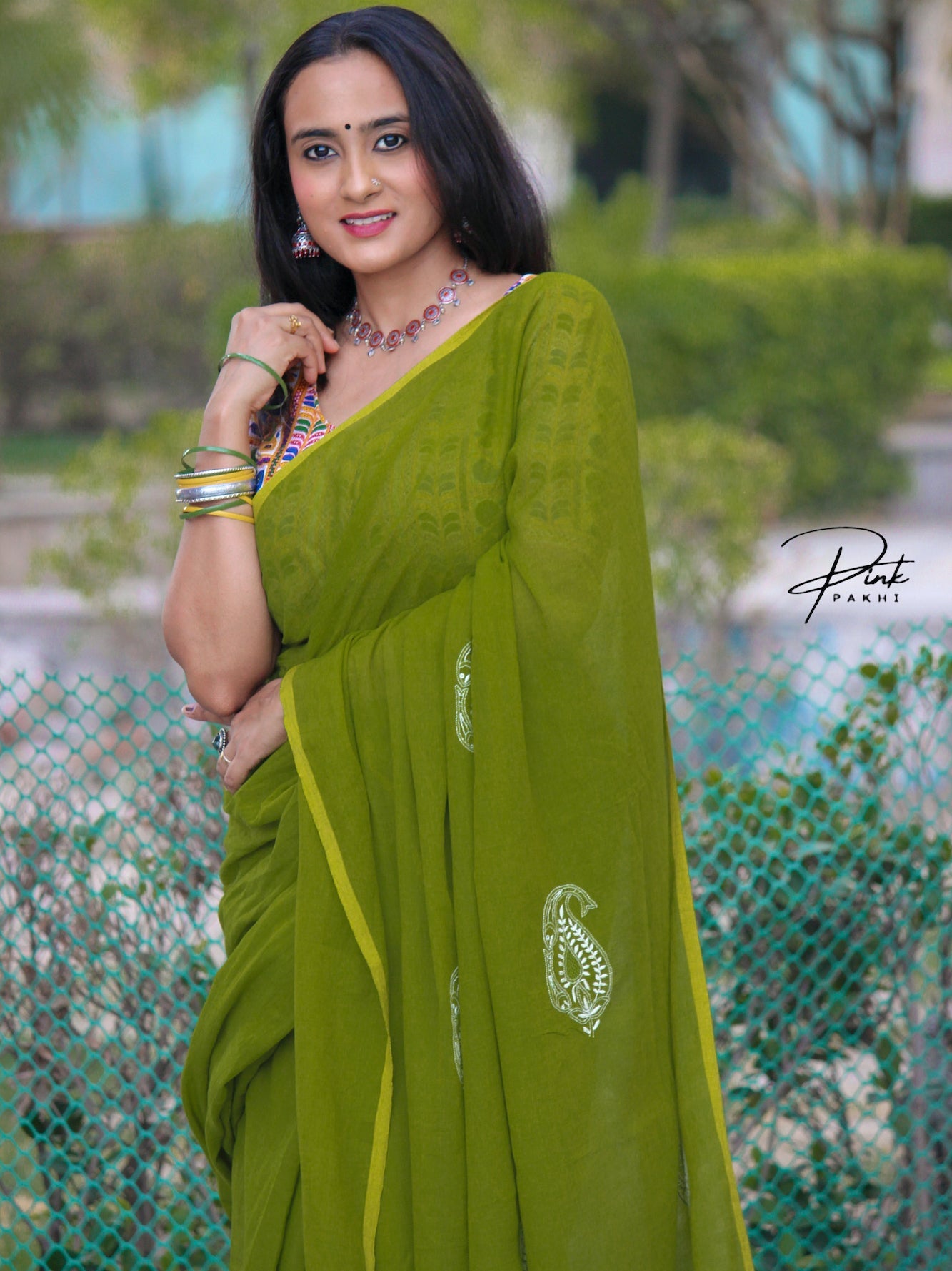 MAAHI OLIVE Pink Pakhi Pink Pakhi
