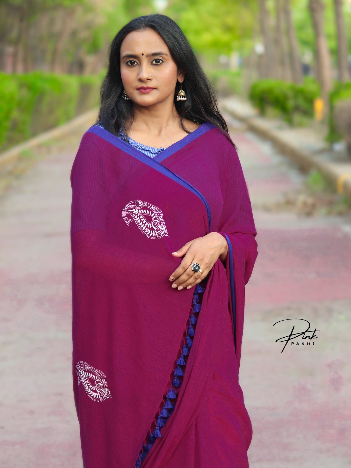 MAAHI MAGENTA Pink Pakhi Pink Pakhi