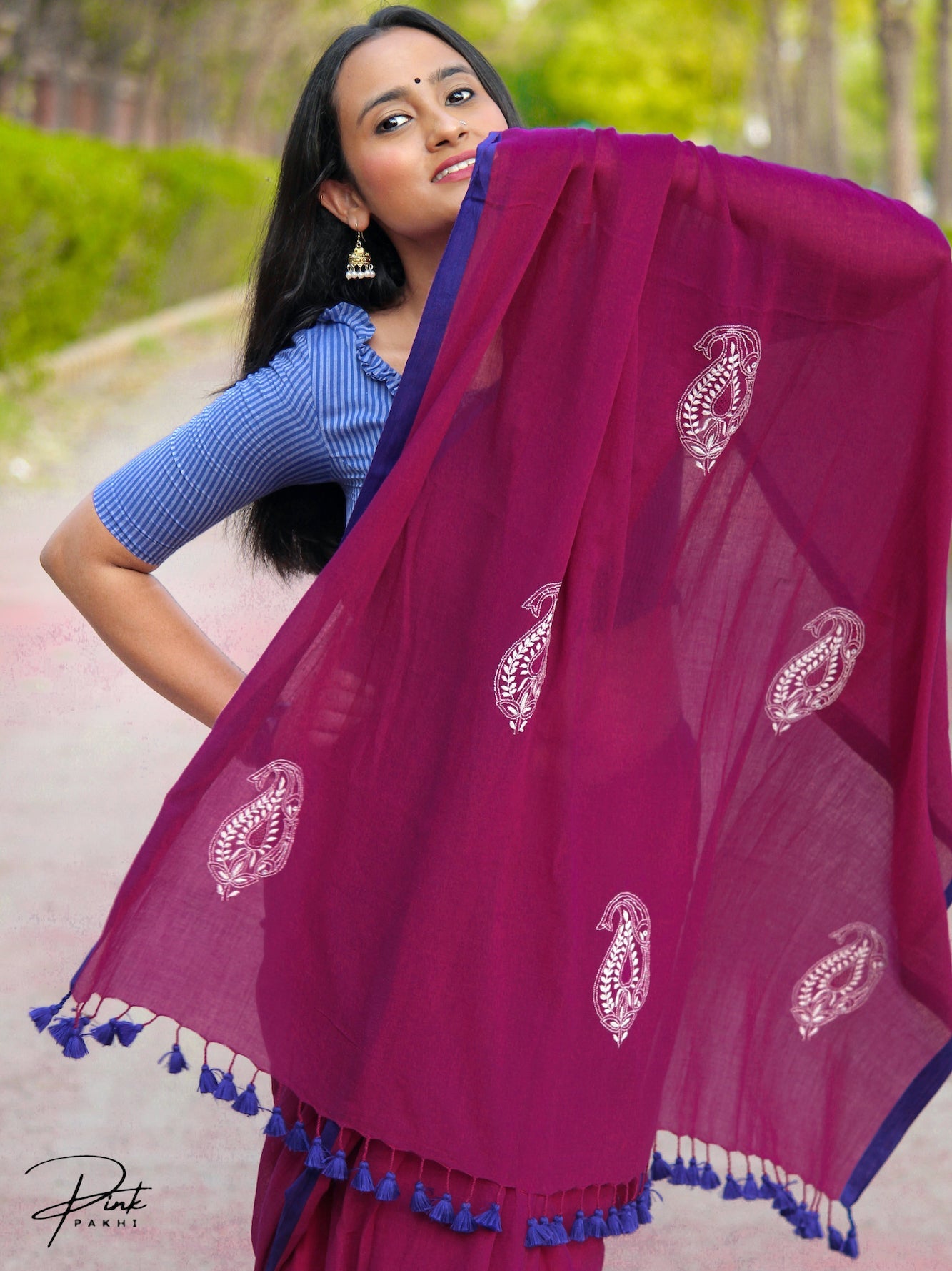 MAAHI MAGENTA Pink Pakhi Pink Pakhi