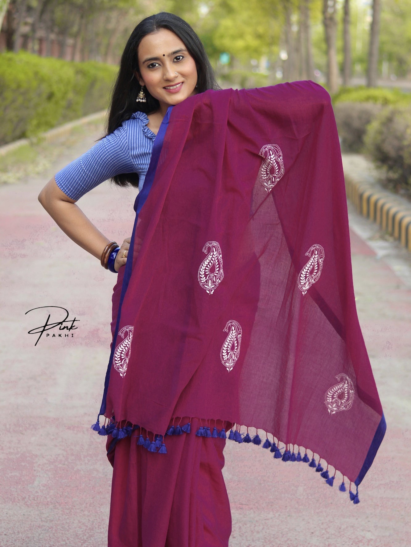 MAAHI MAGENTA Pink Pakhi Pink Pakhi