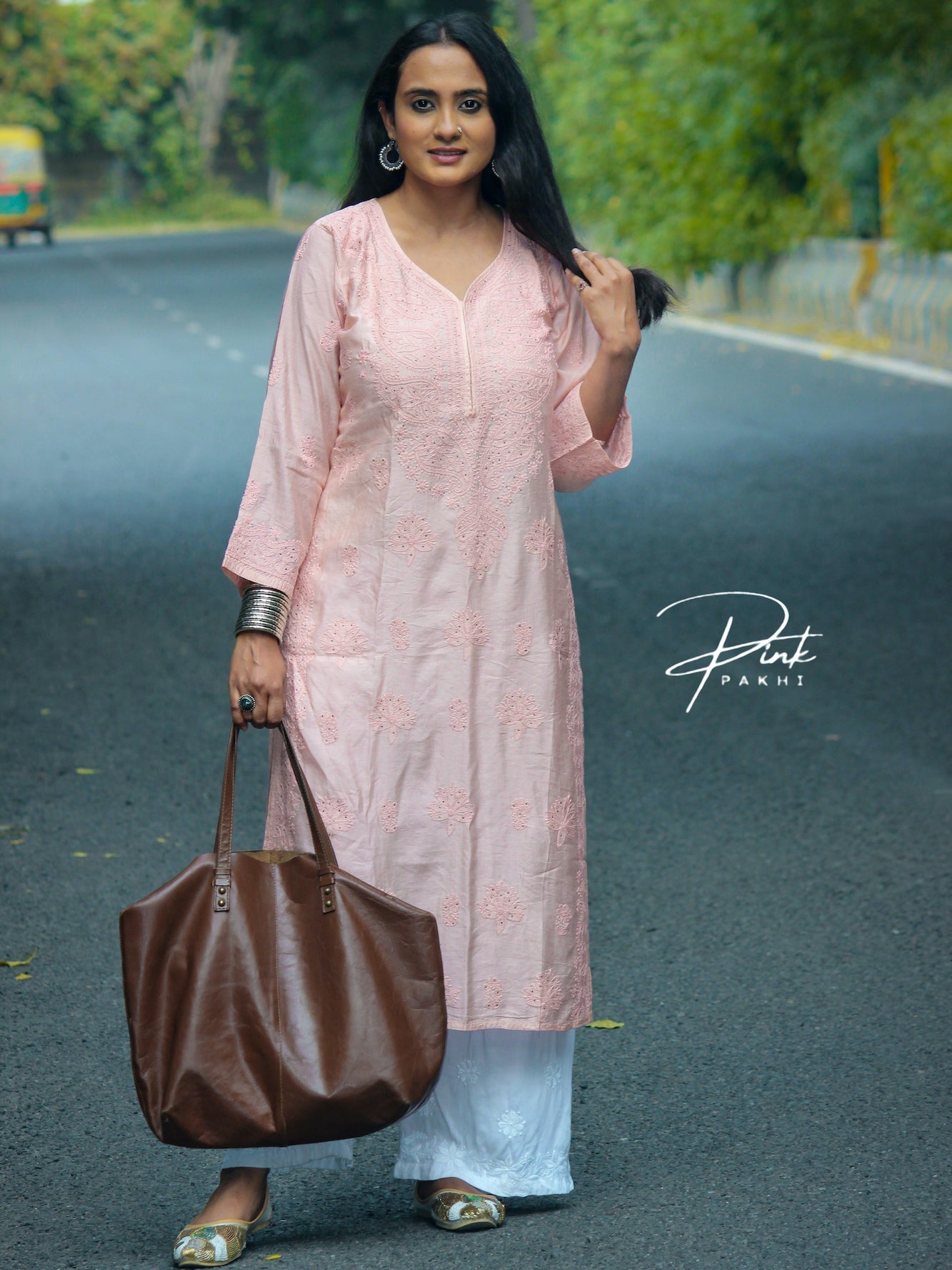 CHANDERI KURTA Pink Pakhi Pink Pakhi