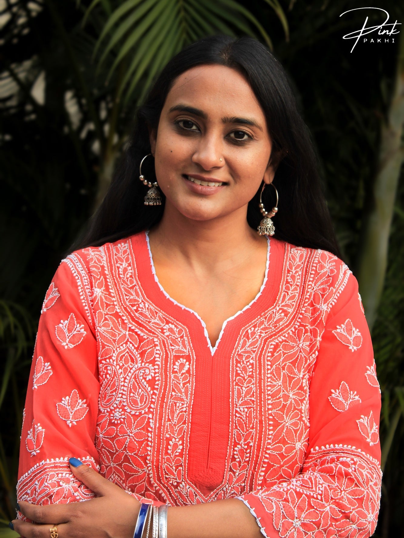 KURTA - CROTCHET BORDERS Pink Pakhi Pink Pakhi