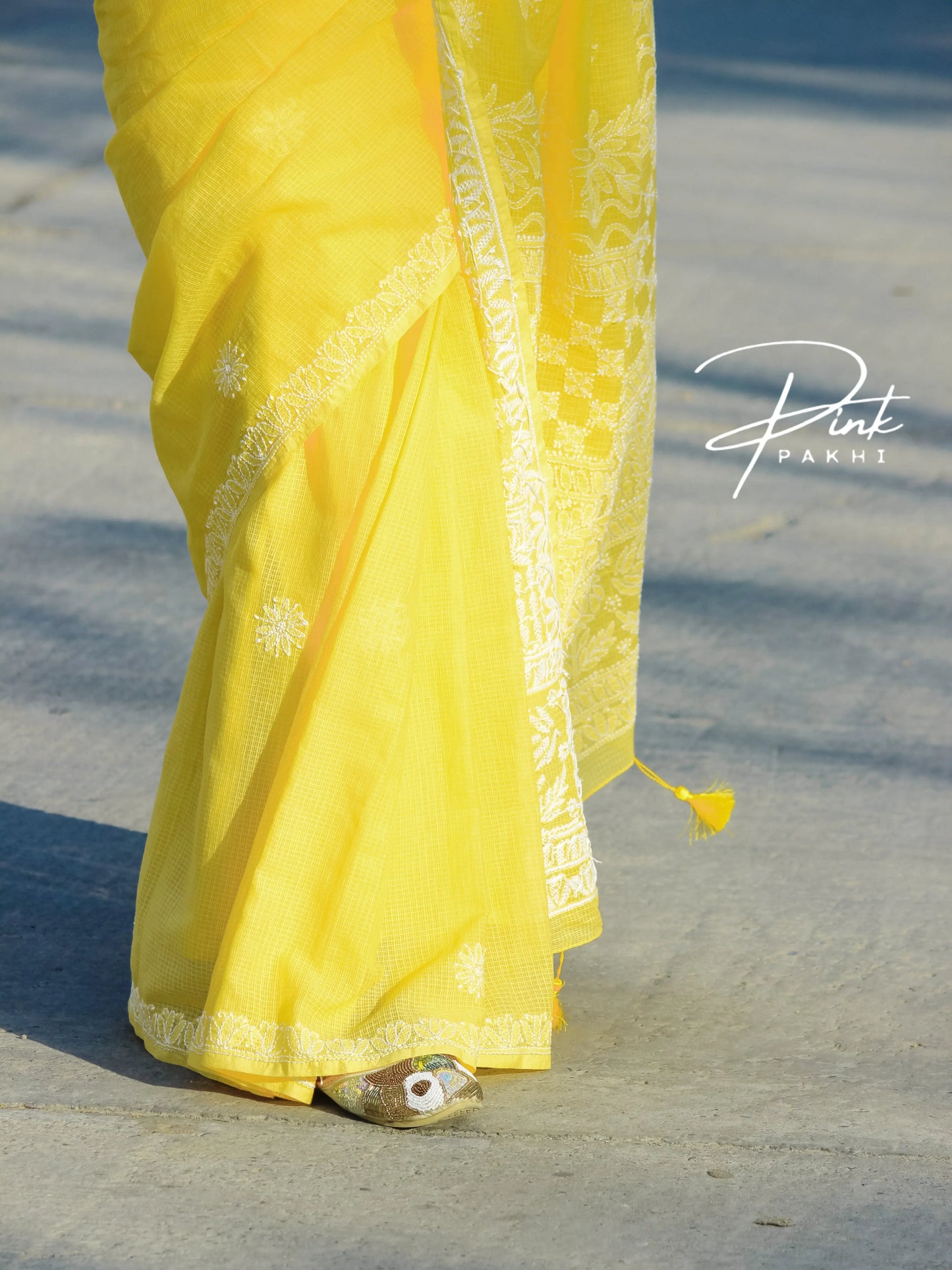 BANANA YELLOW - KOTA SAREE Pink Pakhi Pink Pakhi