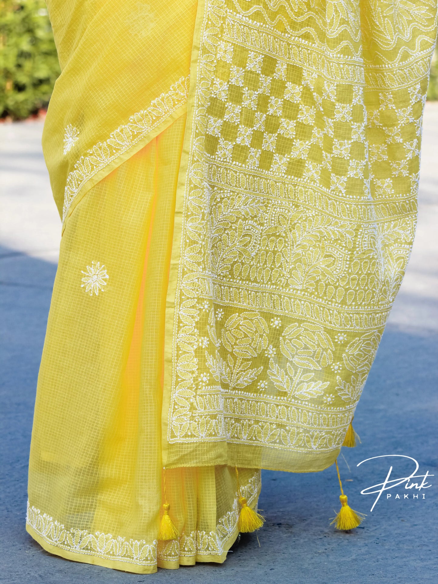BANANA YELLOW - KOTA SAREE Pink Pakhi Pink Pakhi