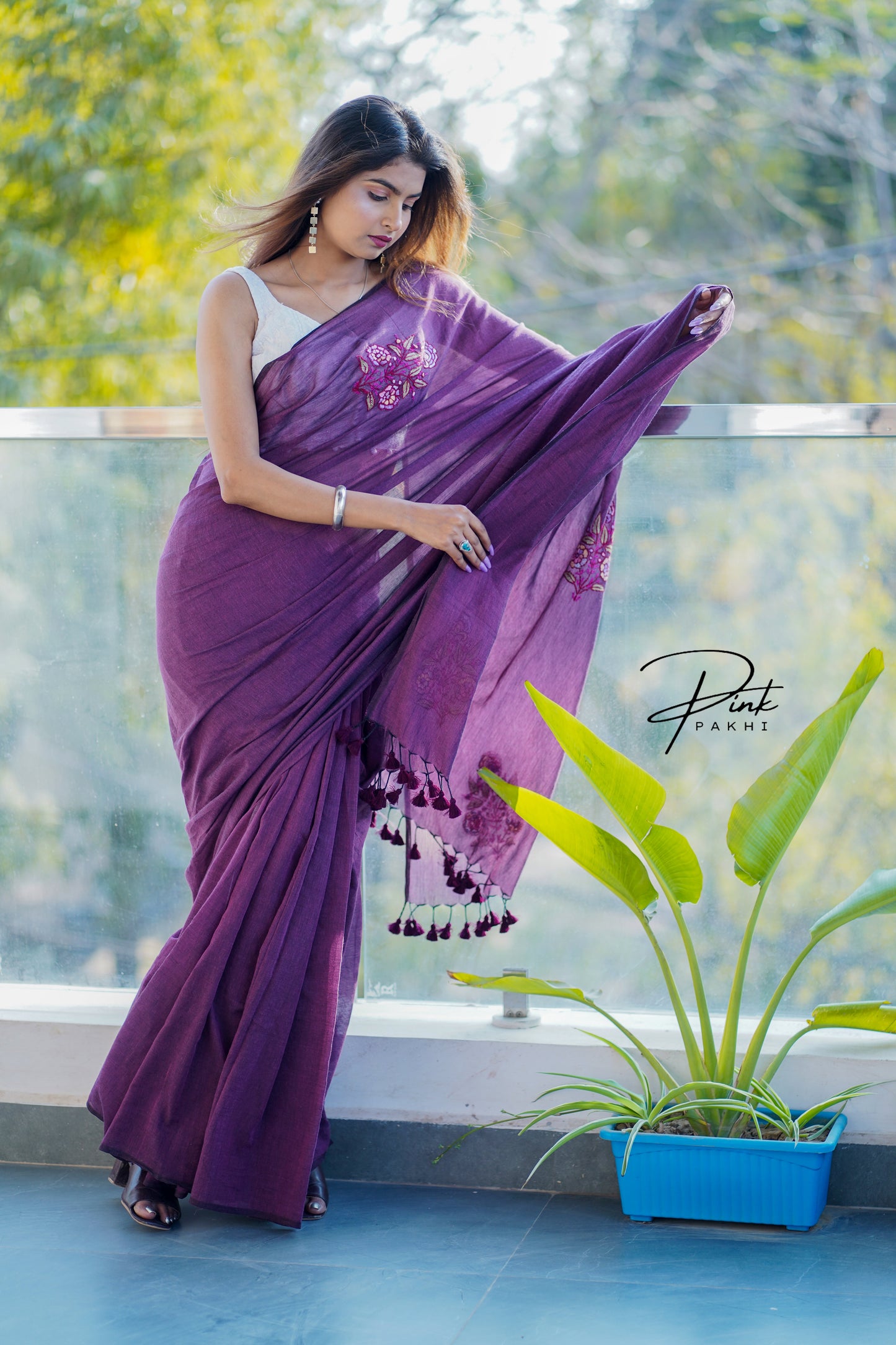 PANKHURI - PLUM Pink Pakhi Pink Pakhi