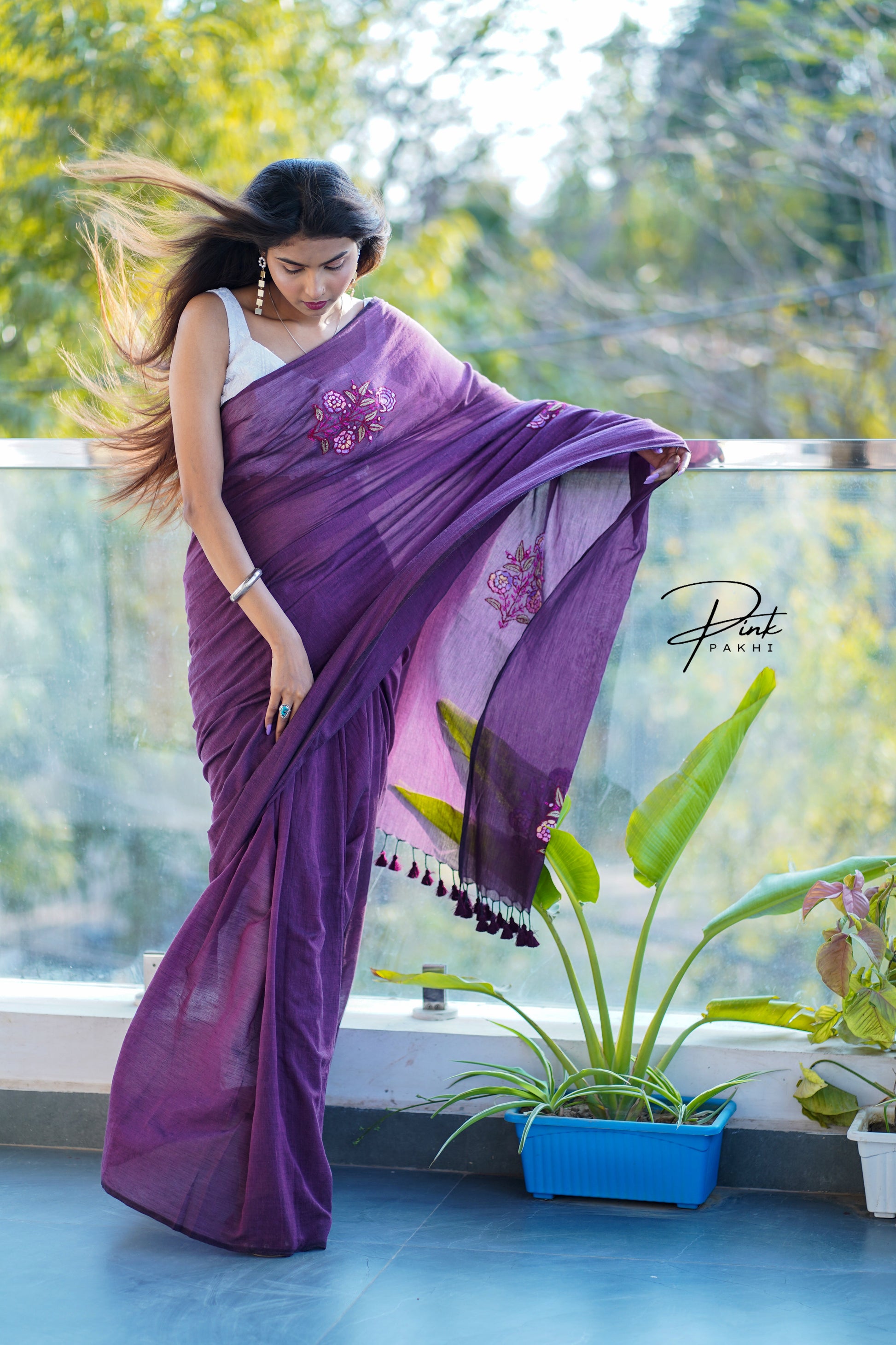 PANKHURI - PLUM Pink Pakhi Pink Pakhi