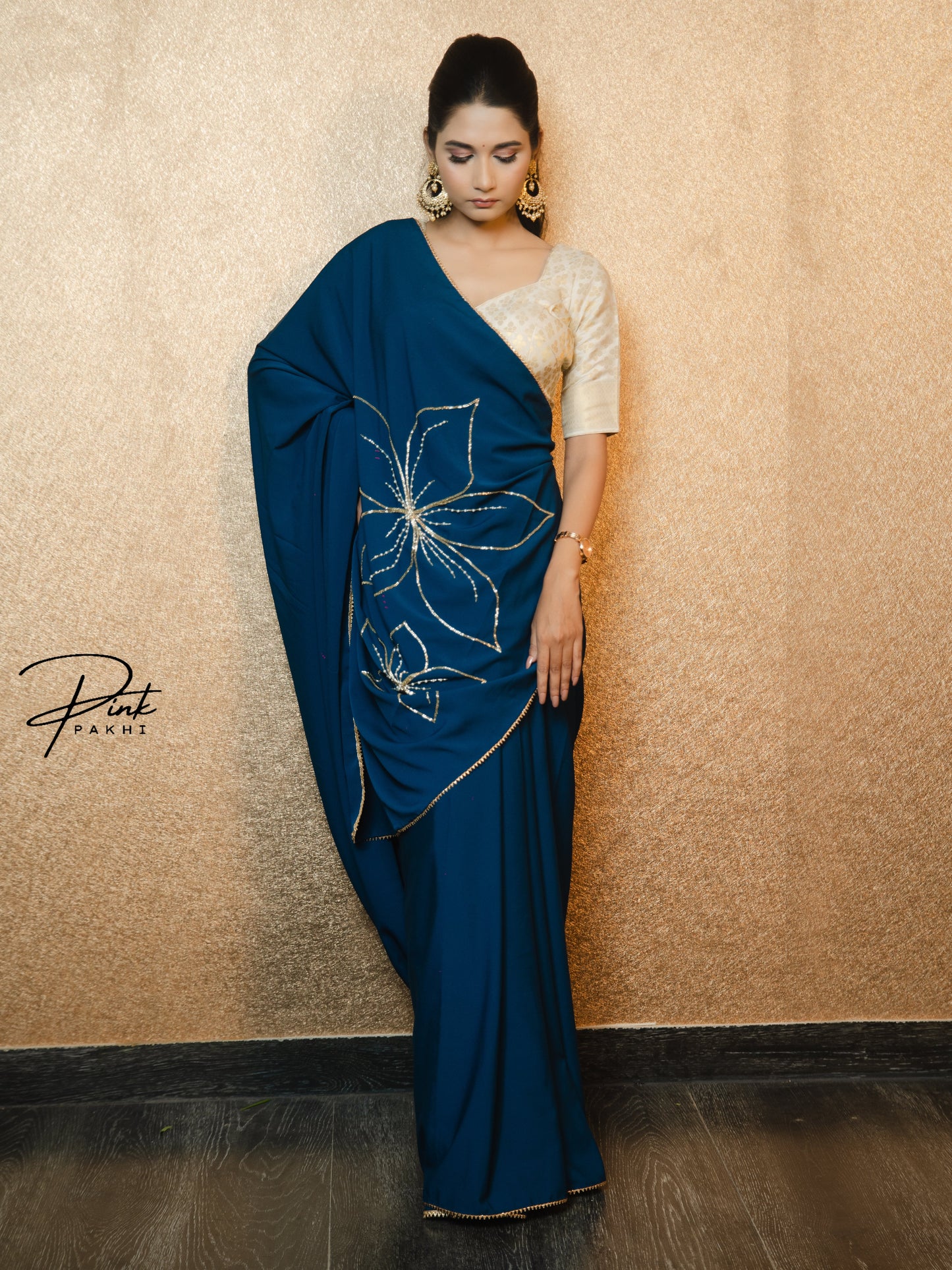 LIRA Pink Pakhi Pink Pakhi  saree