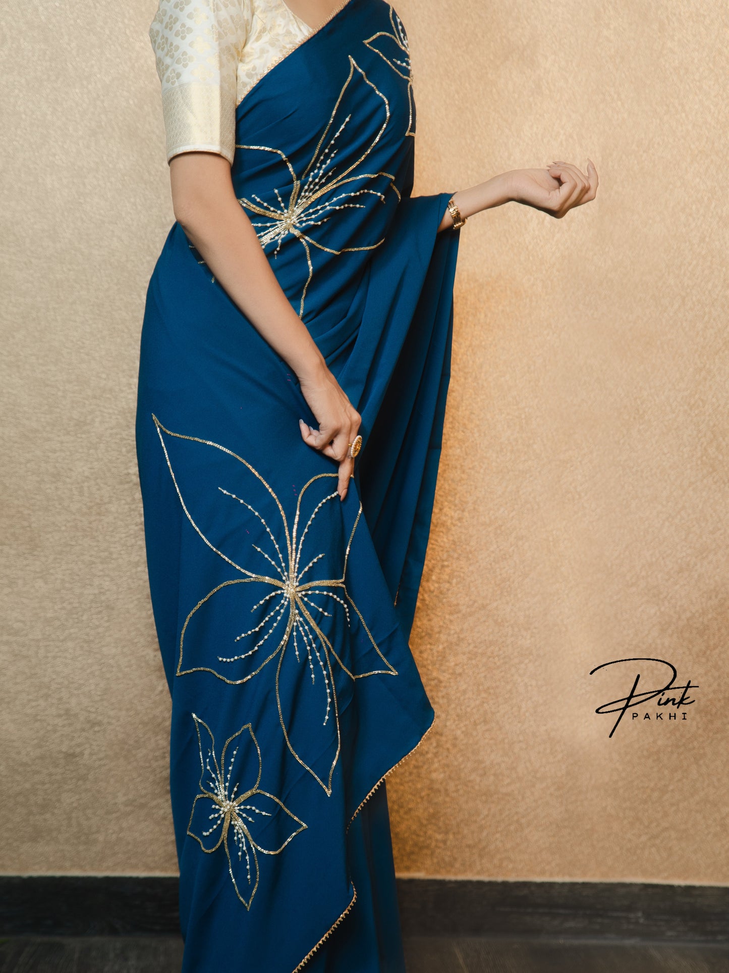 LIRA Pink Pakhi Pink Pakhi  saree