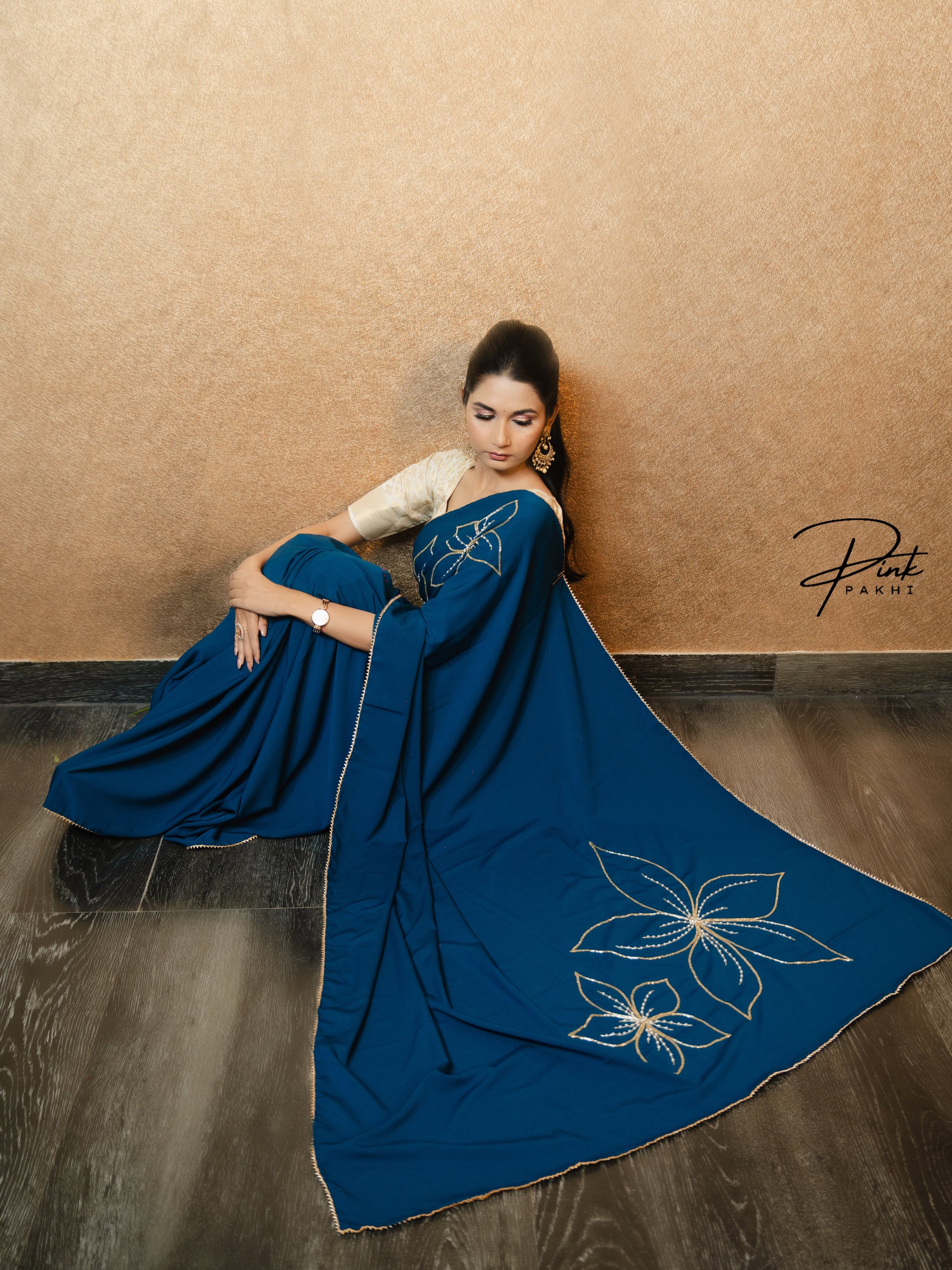 LIRA Pink Pakhi Pink Pakhi  saree