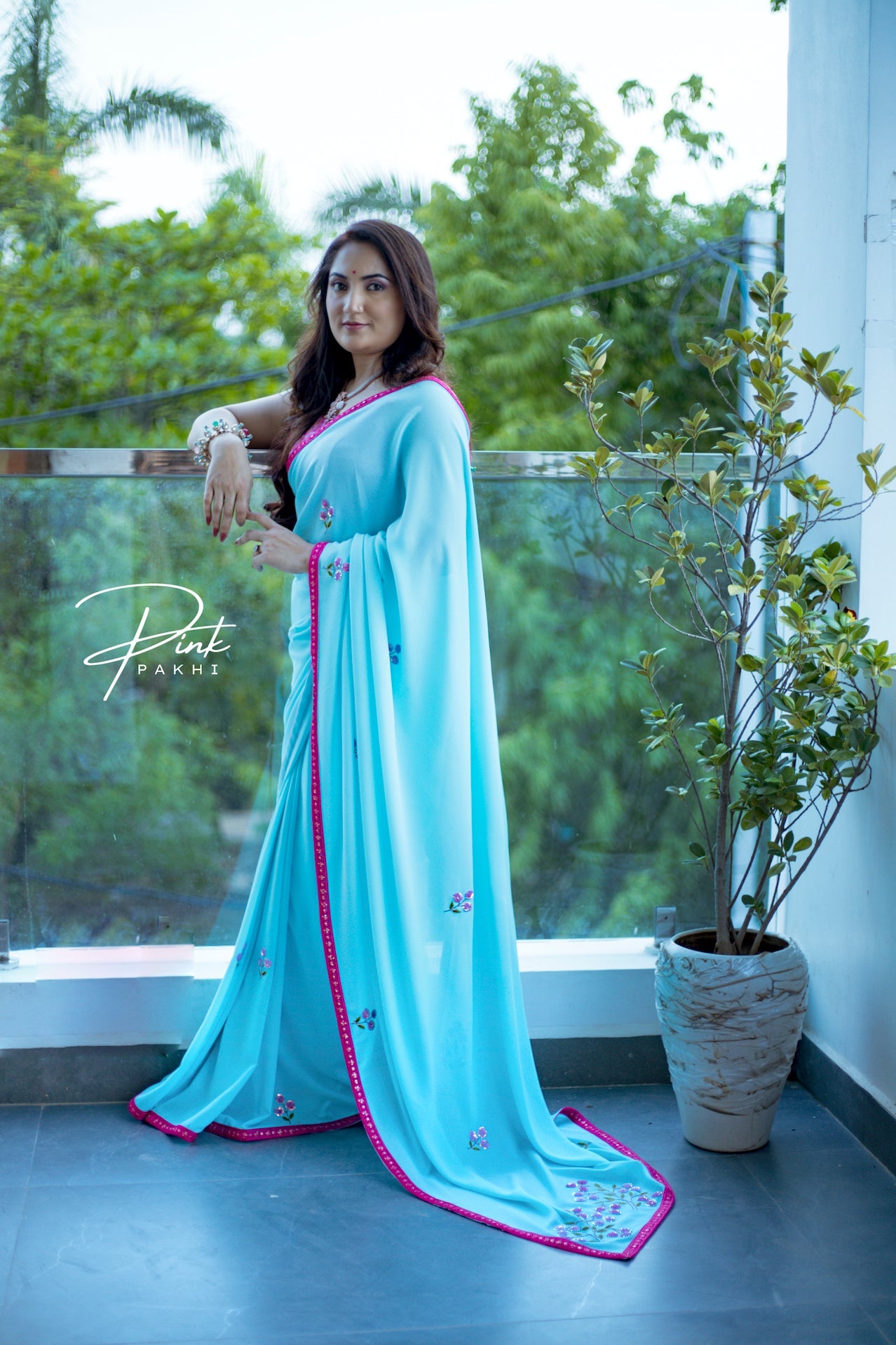 CHAMKEELI CHERRY Pink Pakhi Pink Pakhi