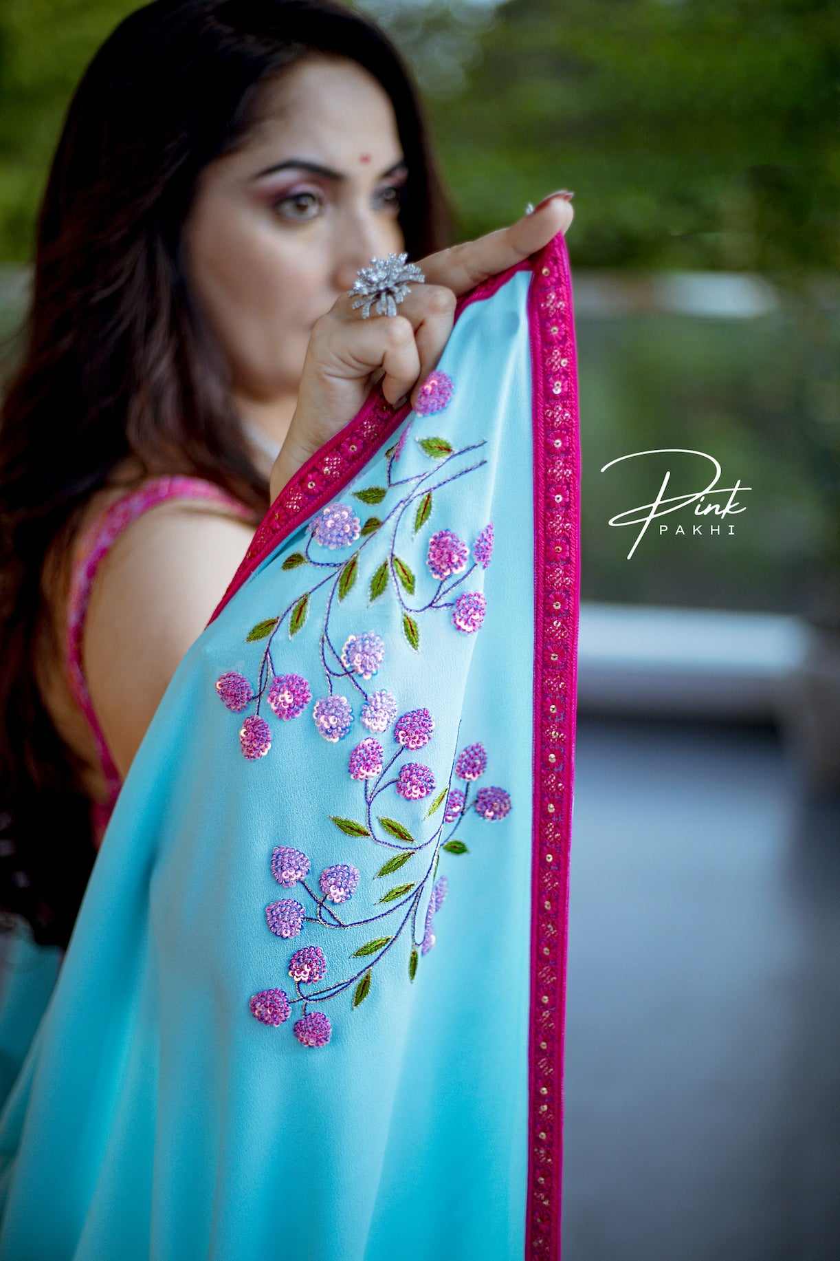 CHAMKEELI CHERRY Pink Pakhi Pink Pakhi