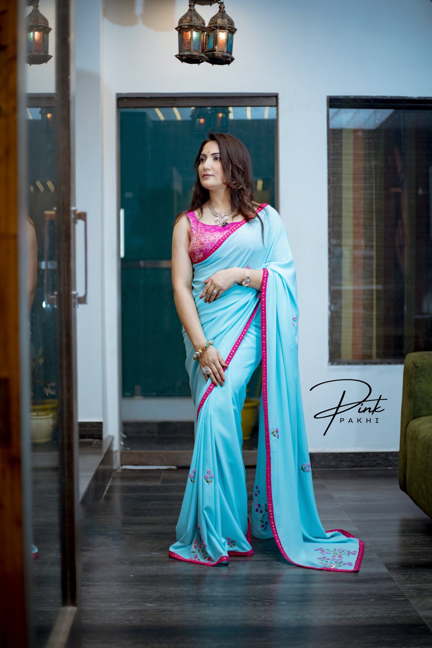 CHAMKEELI CHERRY Pink Pakhi Pink Pakhi