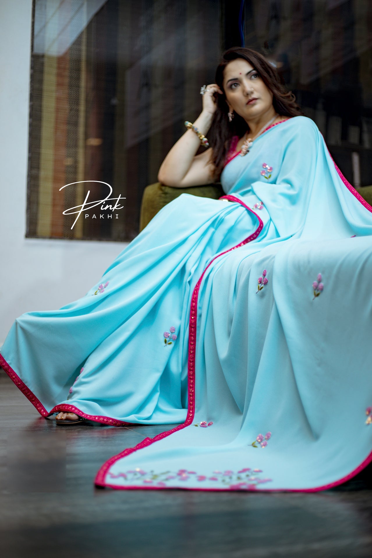 CHAMKEELI CHERRY Pink Pakhi Pink Pakhi