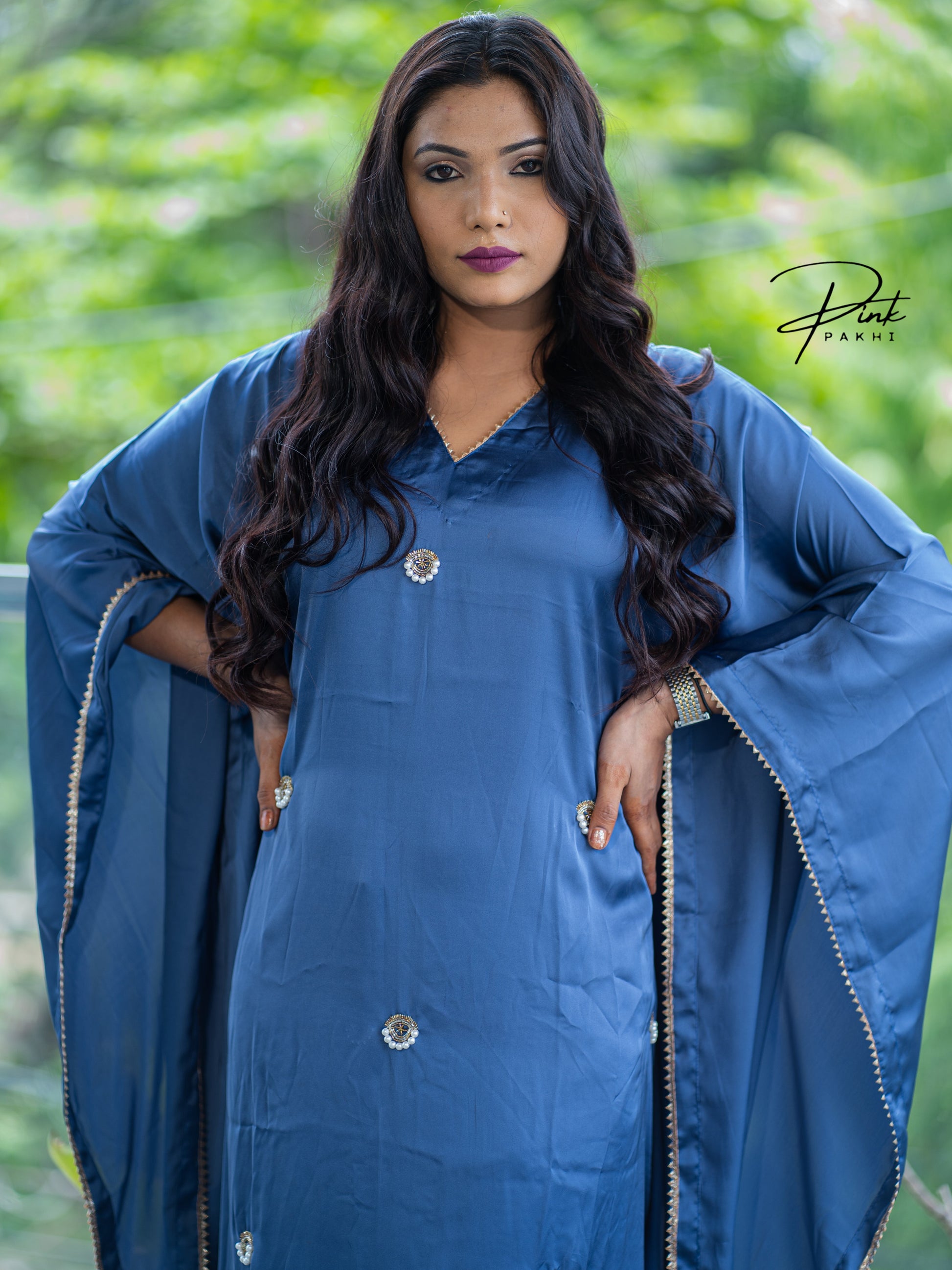 NOORI Pink Pakhi Pink Pakhi  Kaftan