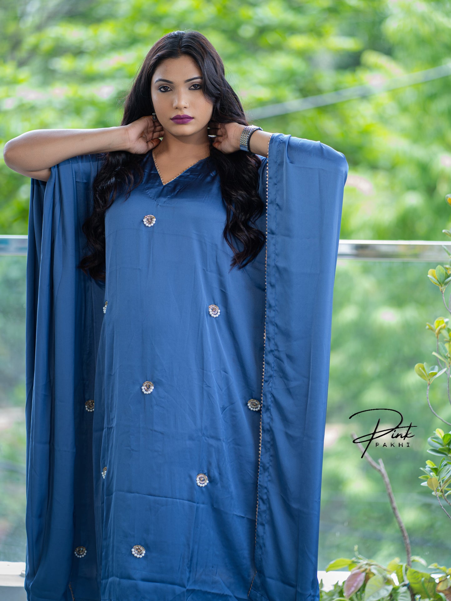 NOORI Pink Pakhi Pink Pakhi  Kaftan