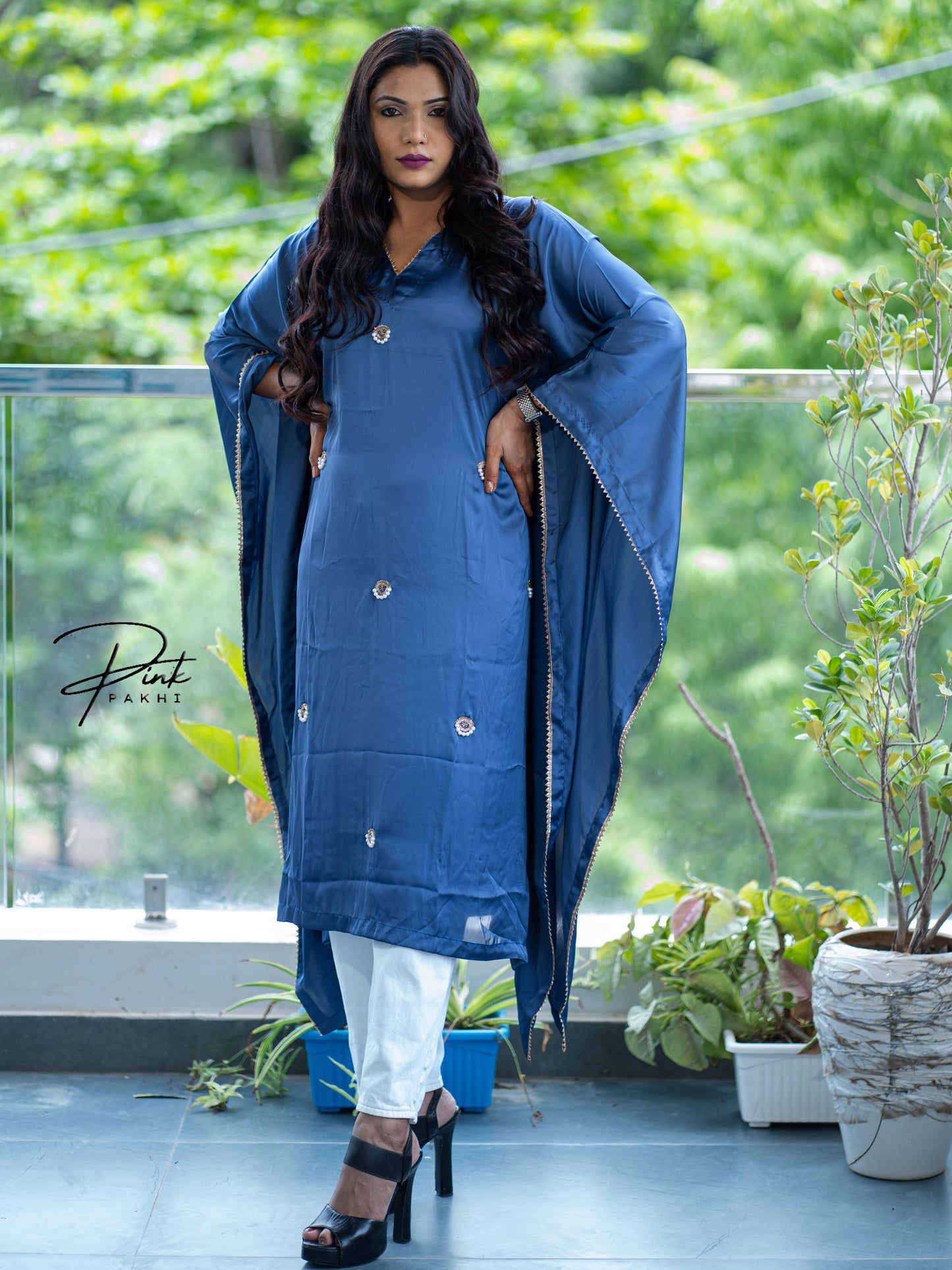 NOORI Pink Pakhi Pink Pakhi  Kaftan