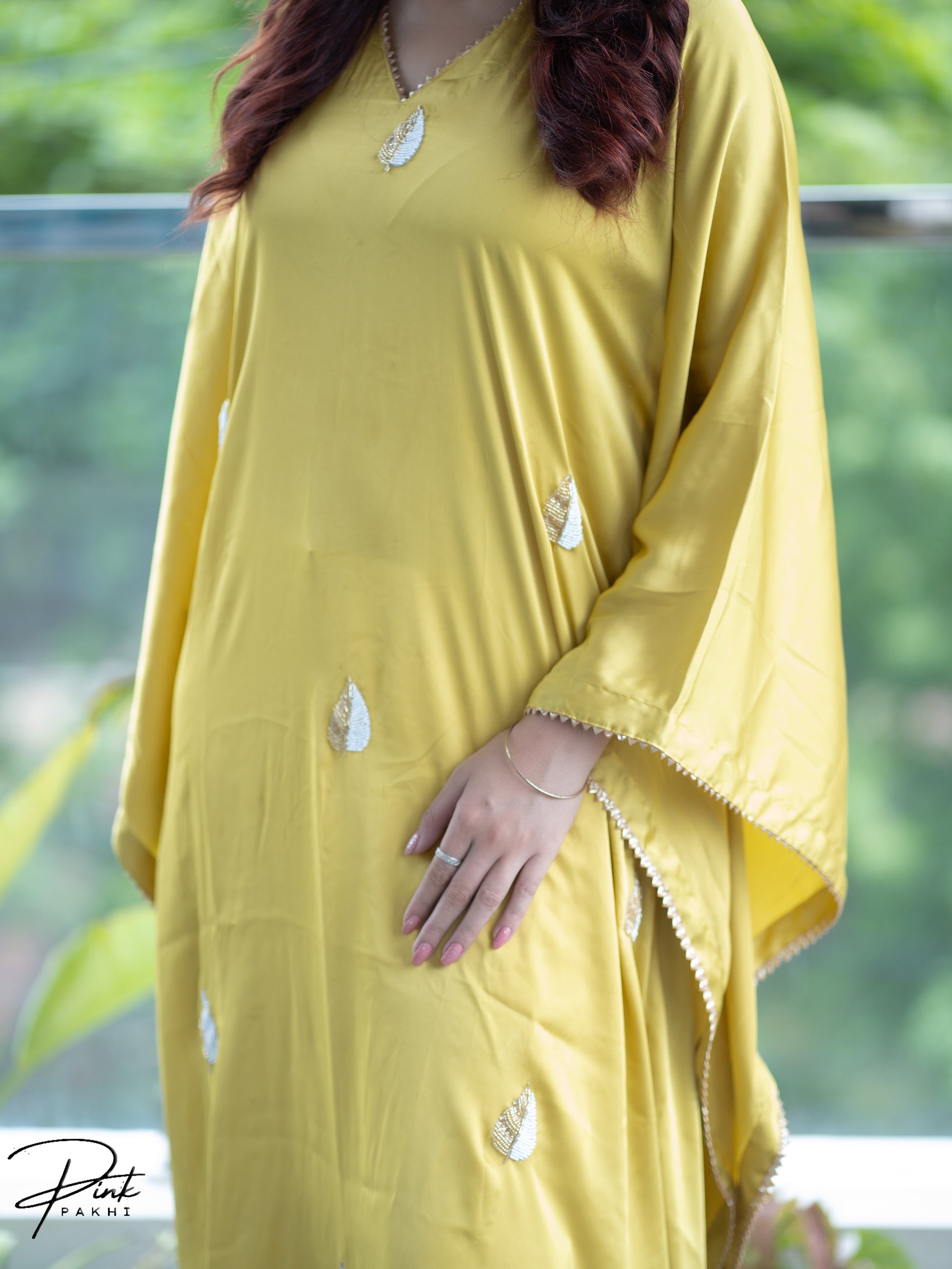 JANNAH Pink Pakhi Pink Pakhi  Kaftan