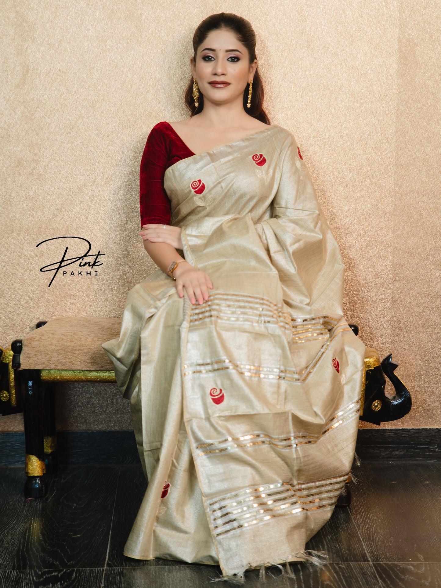 ZARINA- GOLD Pink Pakhi Pink Pakhi