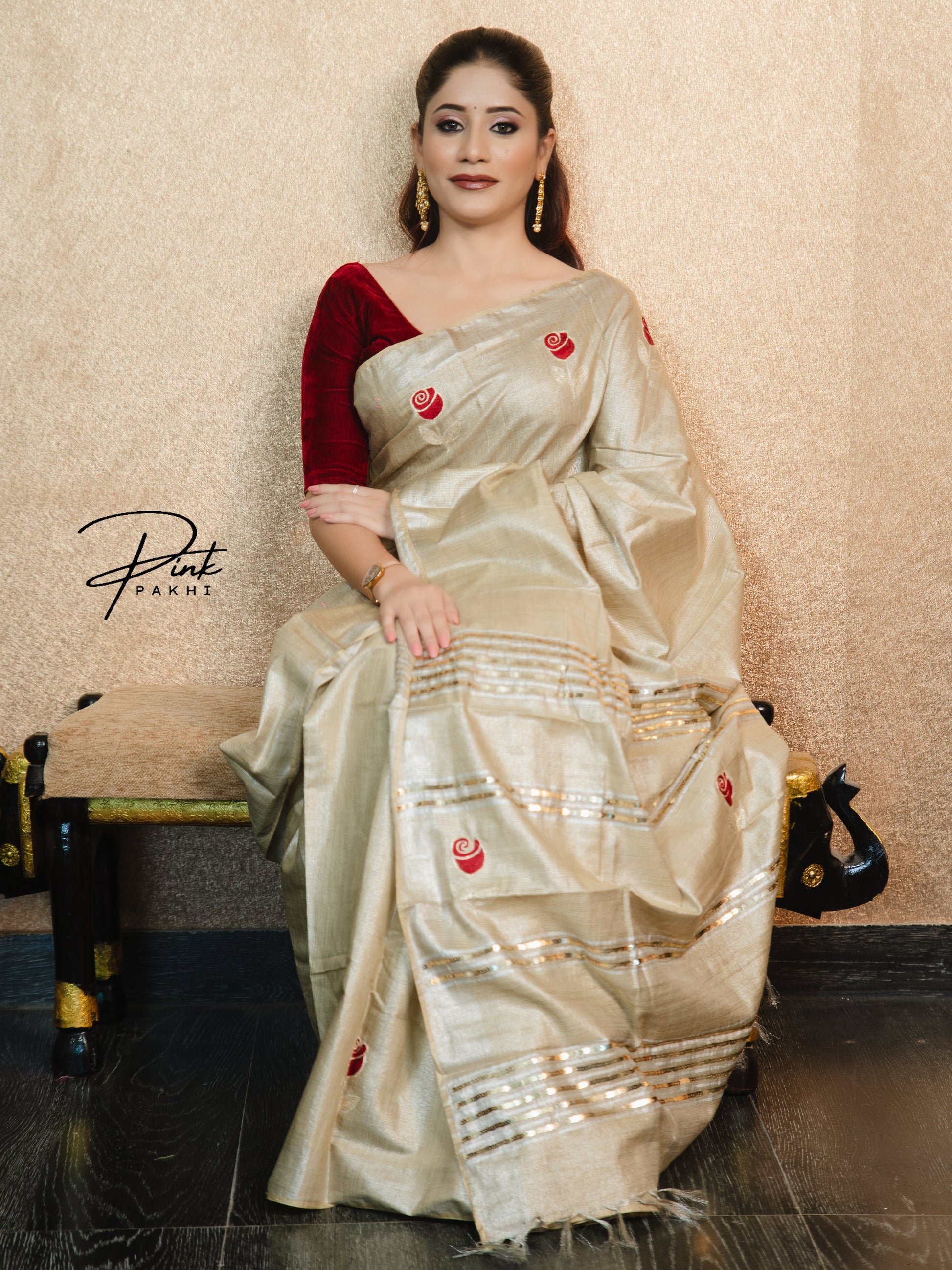 ZARINA- GOLD Pink Pakhi Pink Pakhi