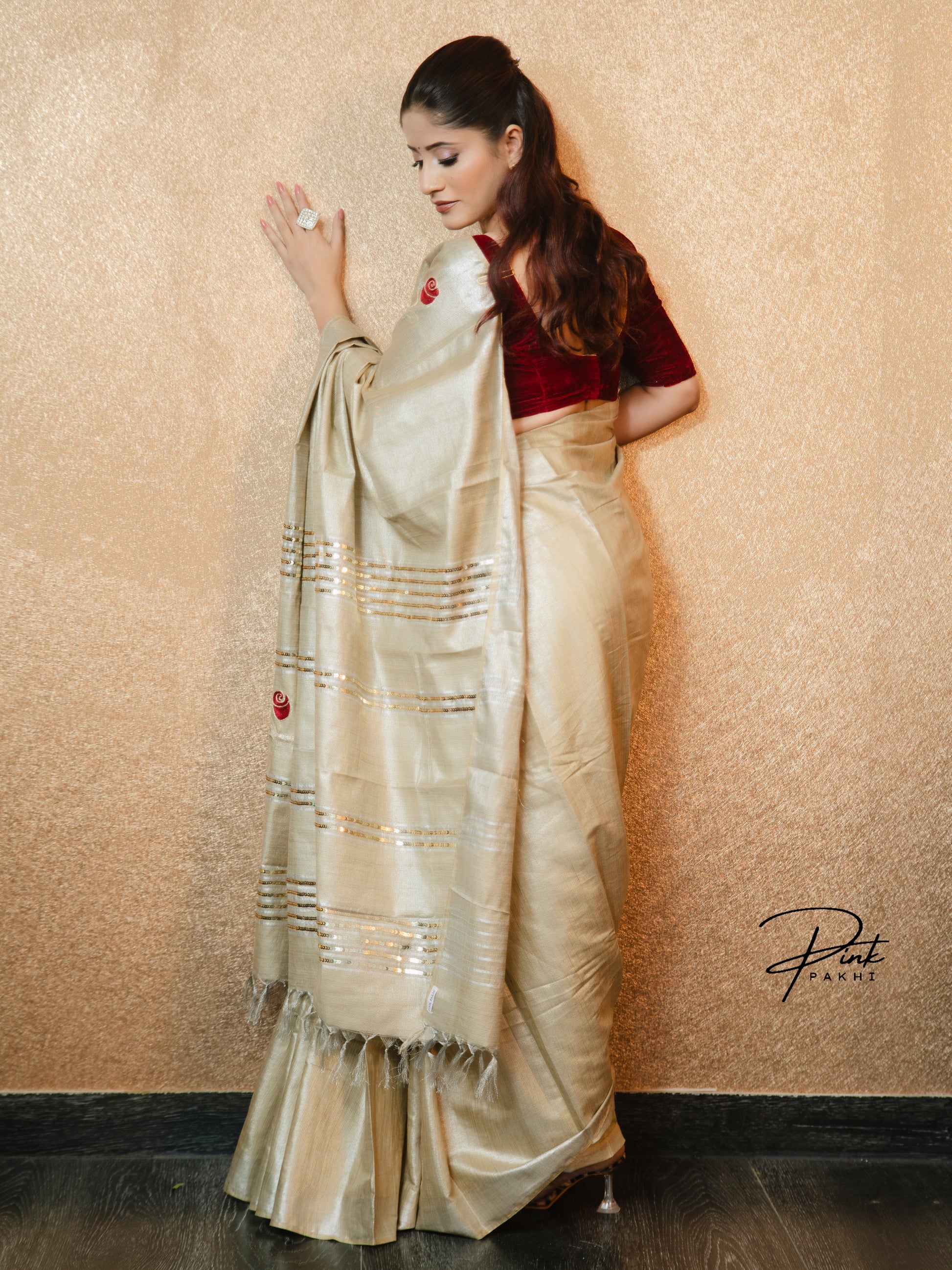 ZARINA- GOLD Pink Pakhi Pink Pakhi