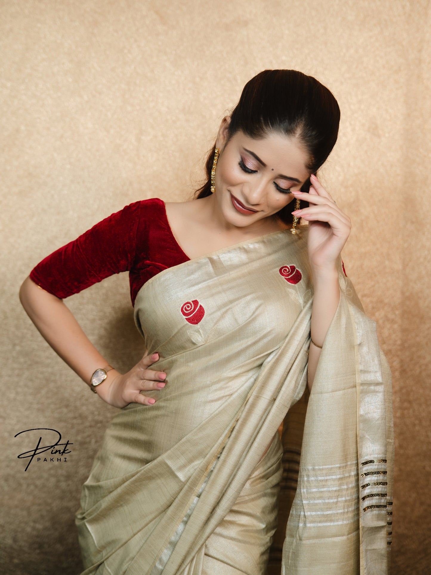 ZARINA- GOLD Pink Pakhi Pink Pakhi