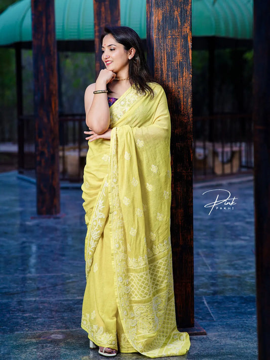 BASANT - KOTA SAREE Pink Pakhi Pink Pakhi