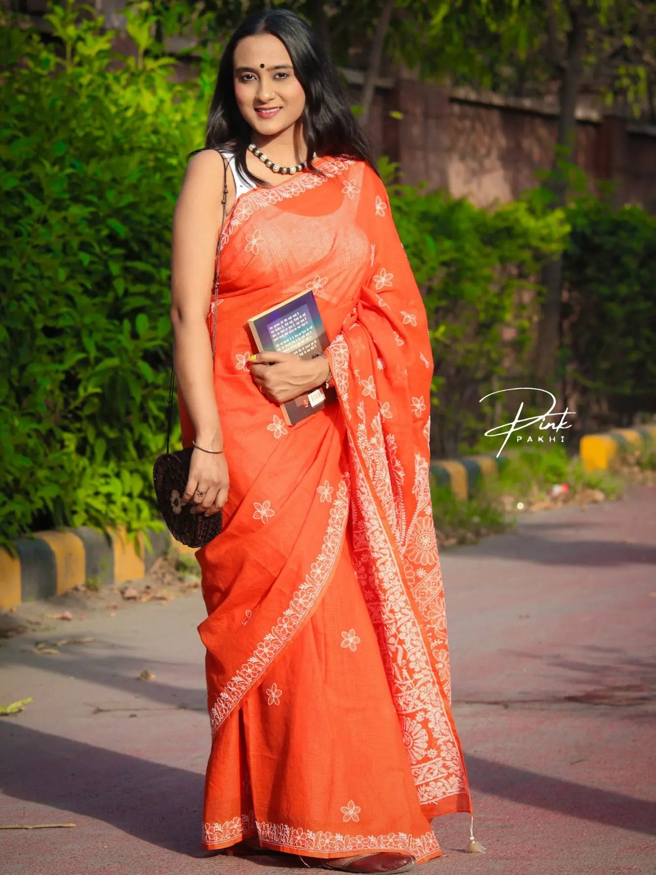 NARANGI - KOTA SAREE Pink Pakhi Pink Pakhi