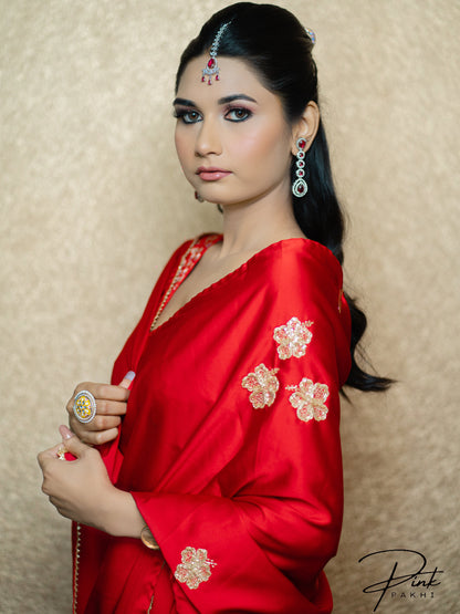 SABA Pink Pakhi Pink Pakhi  saree