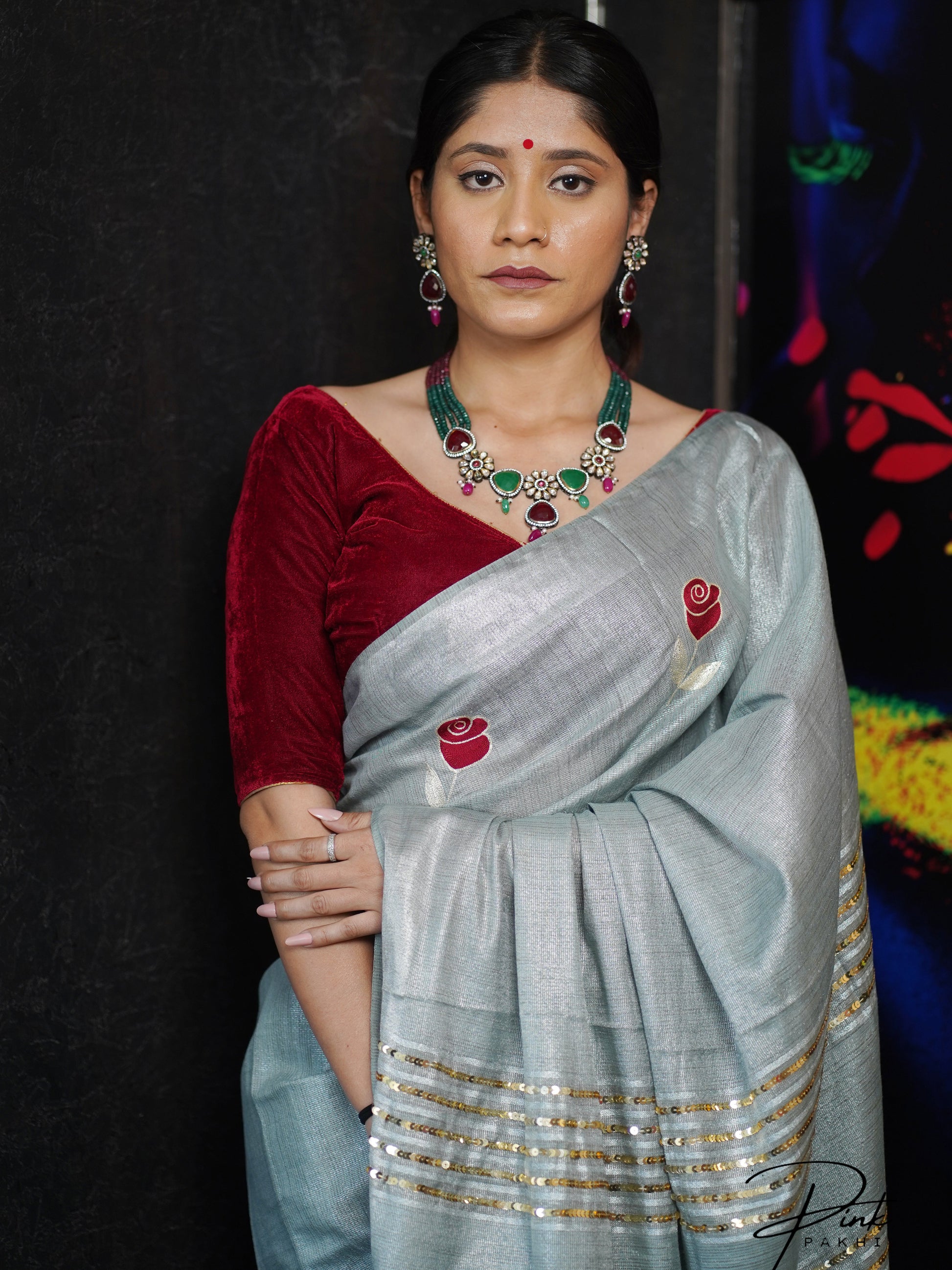 ZARINA- SILVER Pink Pakhi Pink Pakhi